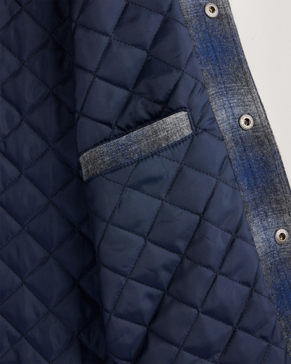 PENDLETON MEN'S PLAID QUILTED WOOL CPO JACKET