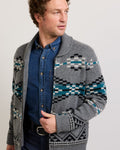 PENDLETON MEN'S LOST TRAIL LAMBSWOOL ZIP CARDIGAN