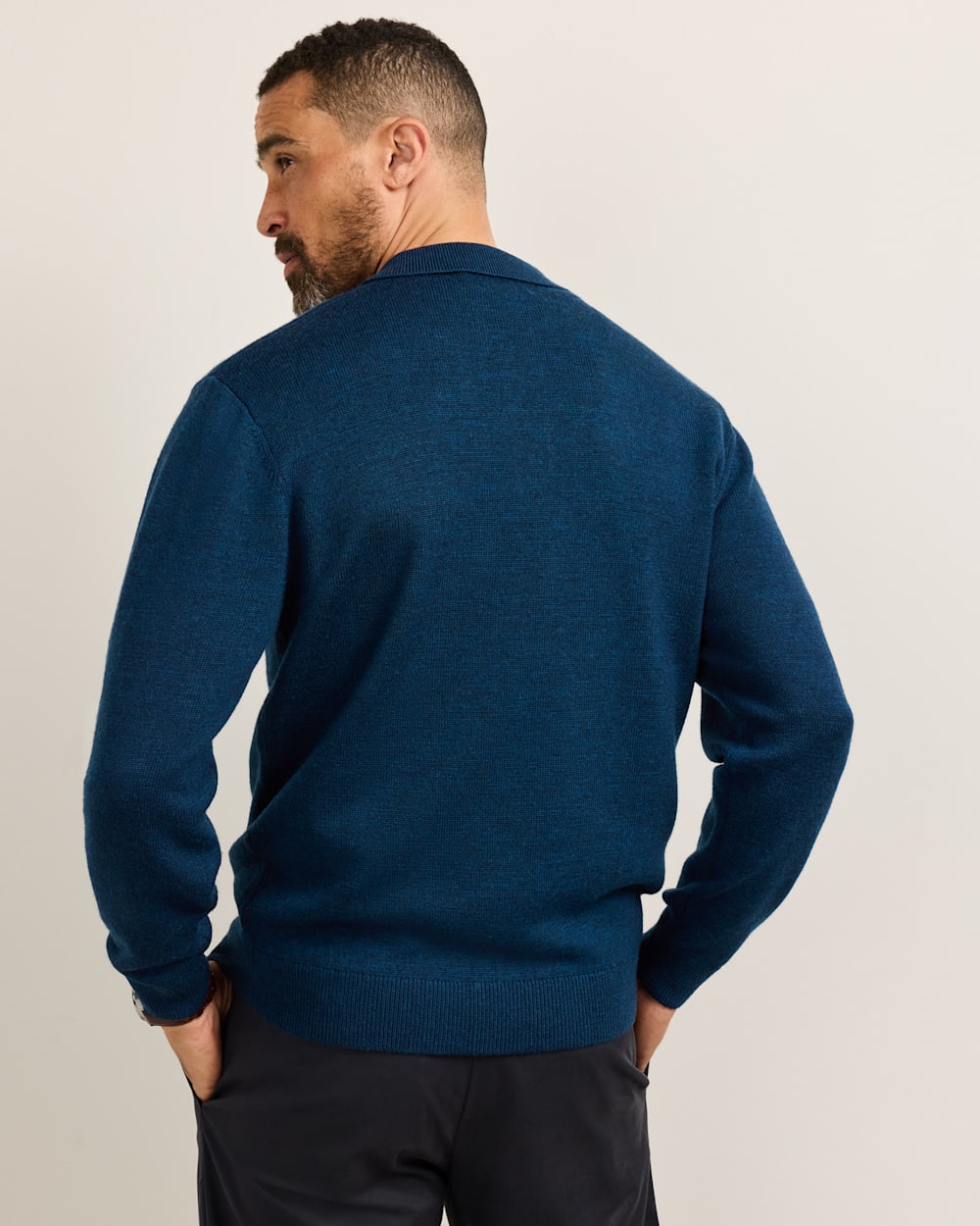 PENDLETON MEN'S MERINO POLO SWEATER