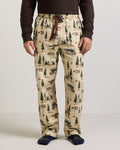 PENDLETON MEN'S CAMP PRINT FLANNEL PAJAMA PANTS