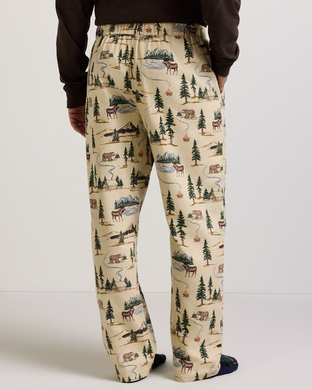 PENDLETON MEN'S CAMP PRINT FLANNEL PAJAMA PANTS