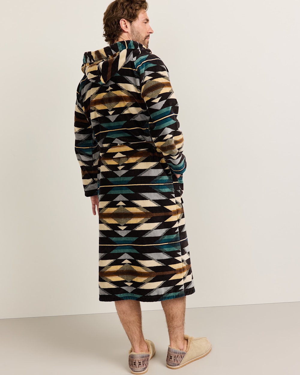 PENDLETON UNISEX WYETH TRAIL COTTON TERRY VELOUR BATHROBE