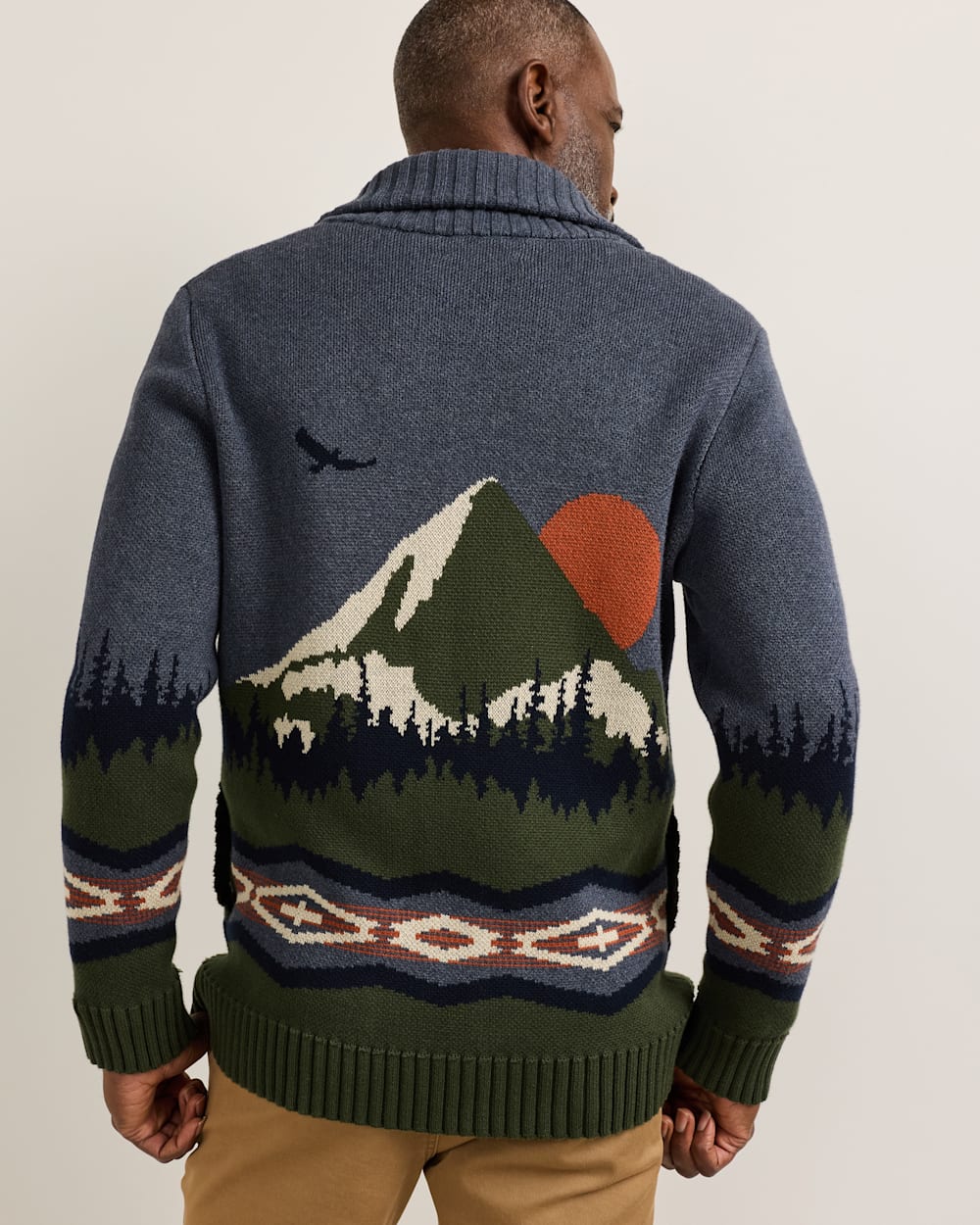 PENDLETON MEN'S MOUNTAIN COTTON CARDIGAN