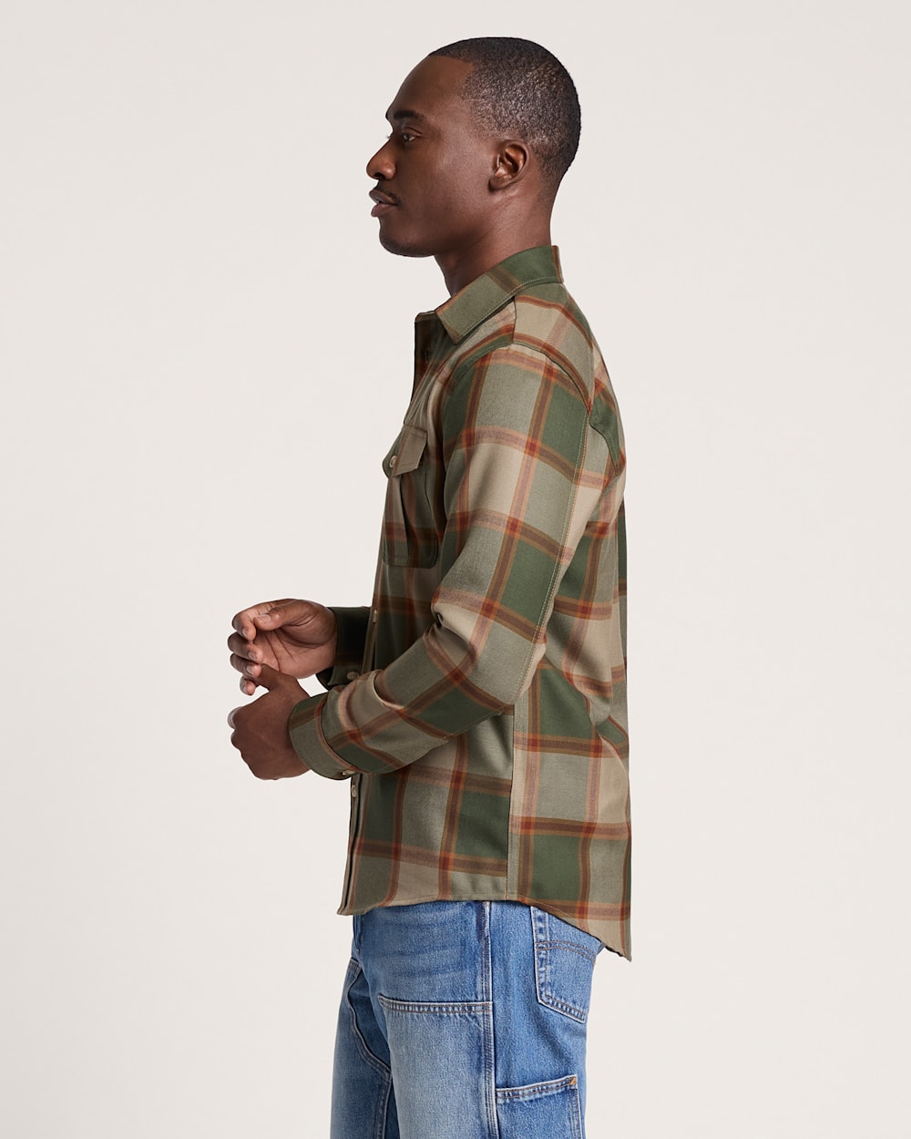 PENDLETON MEN'S PLAID HARRISON MERINO SHIRT