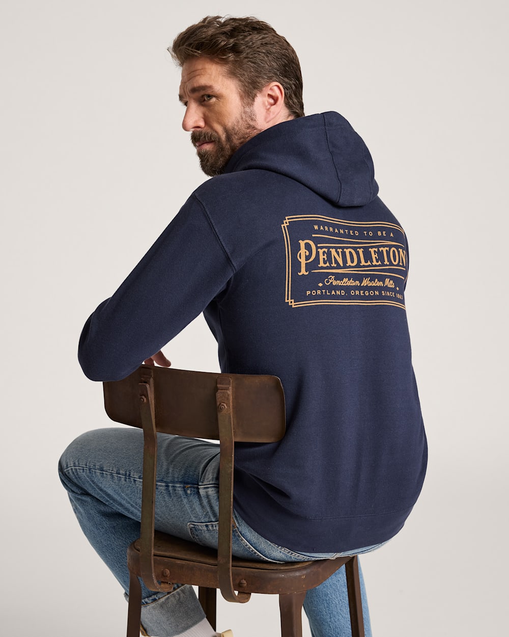 PENDLETON MEN'S HERITAGE LOGO HOODIE