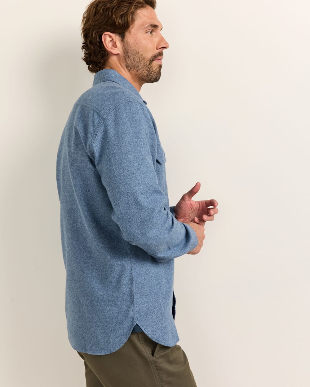 PENDLETON MEN'S BURNSIDE DOUBLEBRUSHED FLANNEL SHIRT