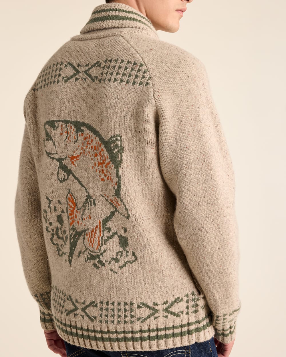PENDLETON MEN'S SALMON FALLS LAMBSWOOL CARDIGAN