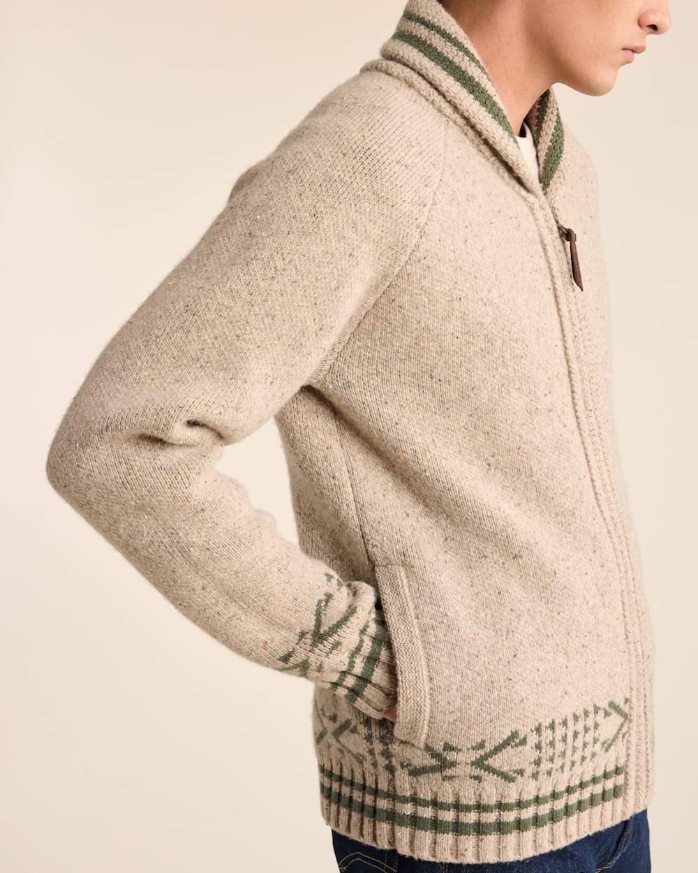 PENDLETON MEN'S SALMON FALLS LAMBSWOOL CARDIGAN