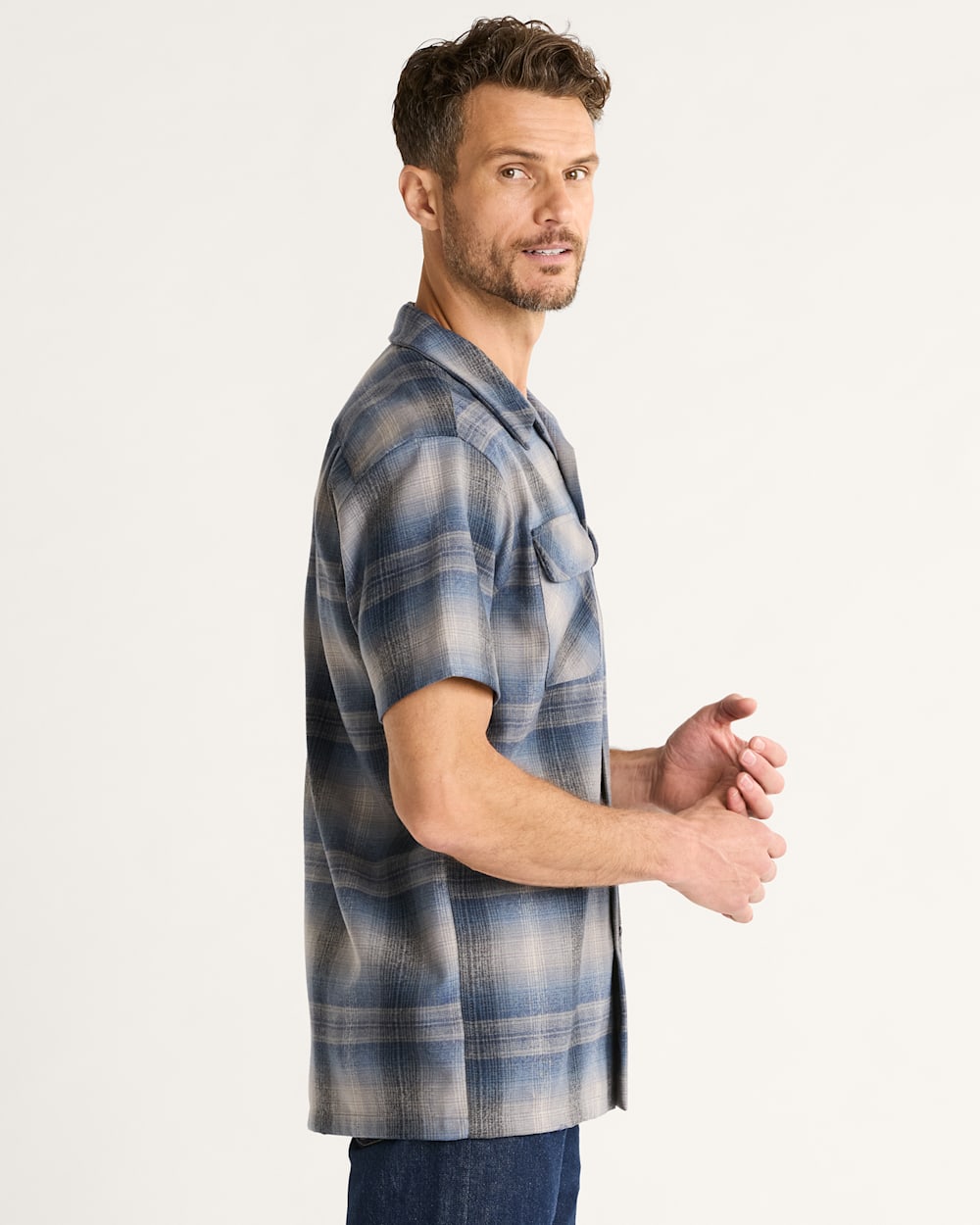 PENDLETON MEN'S SHORT-SLEEVE PLAID BOARD SHIRT