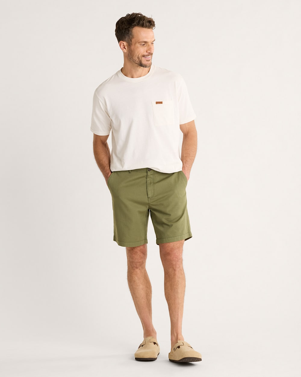 PENDLETON MEN'S SKYLER COTTON/LINEN SHORTS