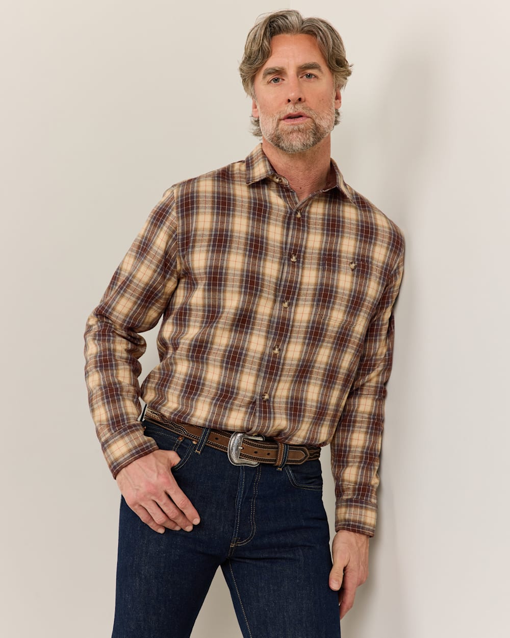 PENDLETON MEN'S PLAID COTTON FREMONT FLANNEL SHIRT