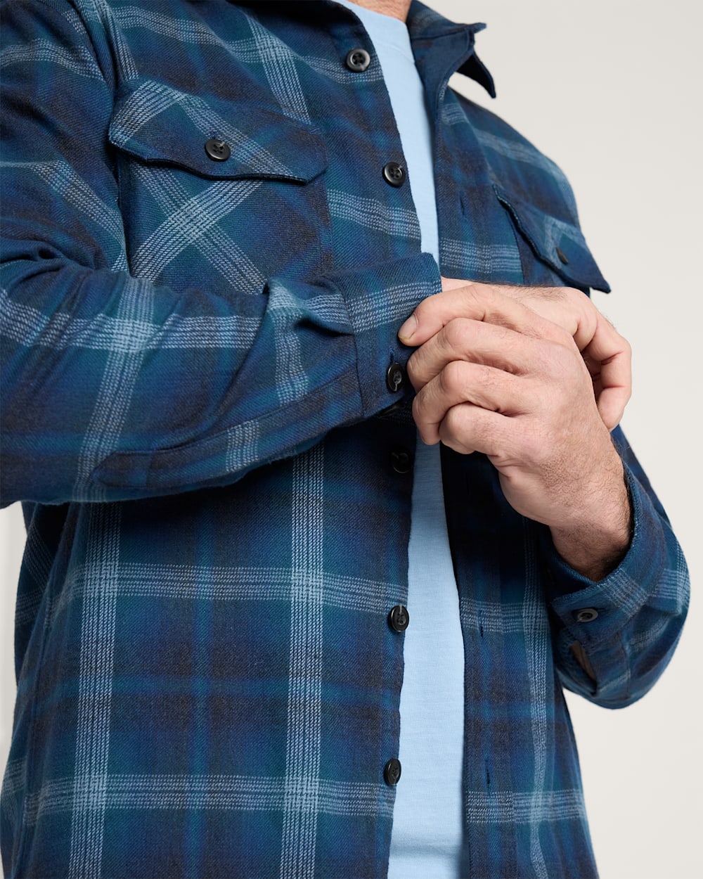 PENDLETON MEN'S PLAID BURNSIDE COTTON FLANNEL SHIRT