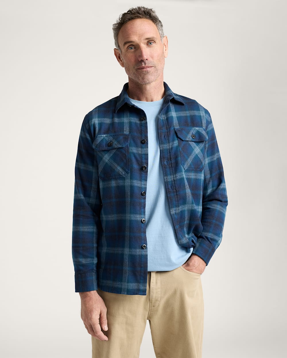 PENDLETON MEN'S PLAID BURNSIDE COTTON FLANNEL SHIRT