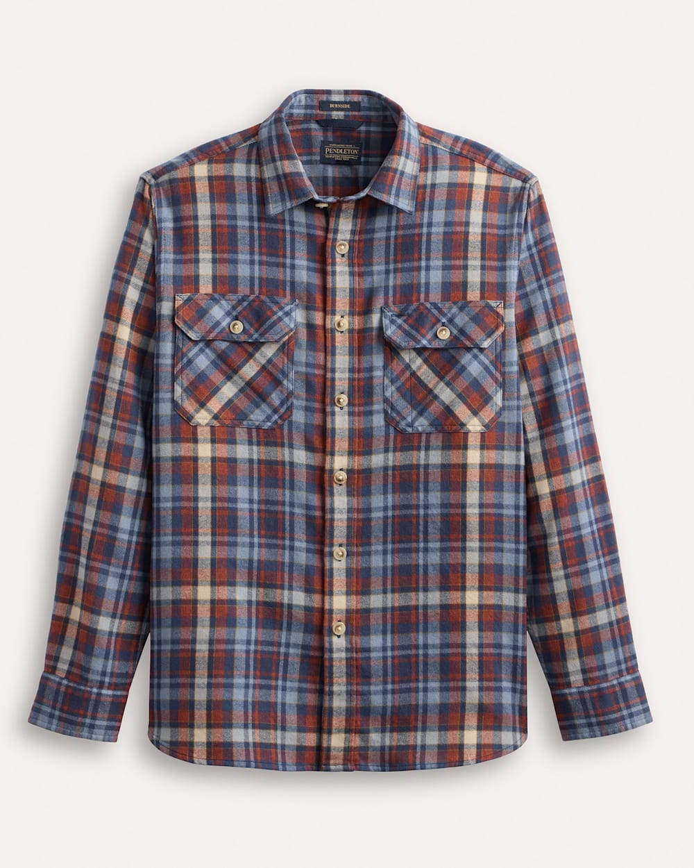 PENDLETON MEN'S PLAID BURNSIDE COTTON FLANNEL SHIRT