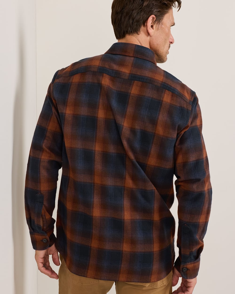 PENDLETON MEN'S PLAID BURNSIDE COTTON FLANNEL SHIRT