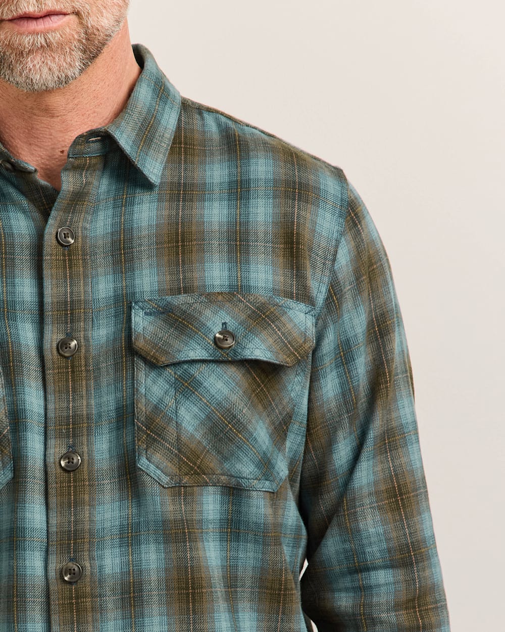 PENDLETON MEN'S PLAID BURNSIDE COTTON FLANNEL SHIRT