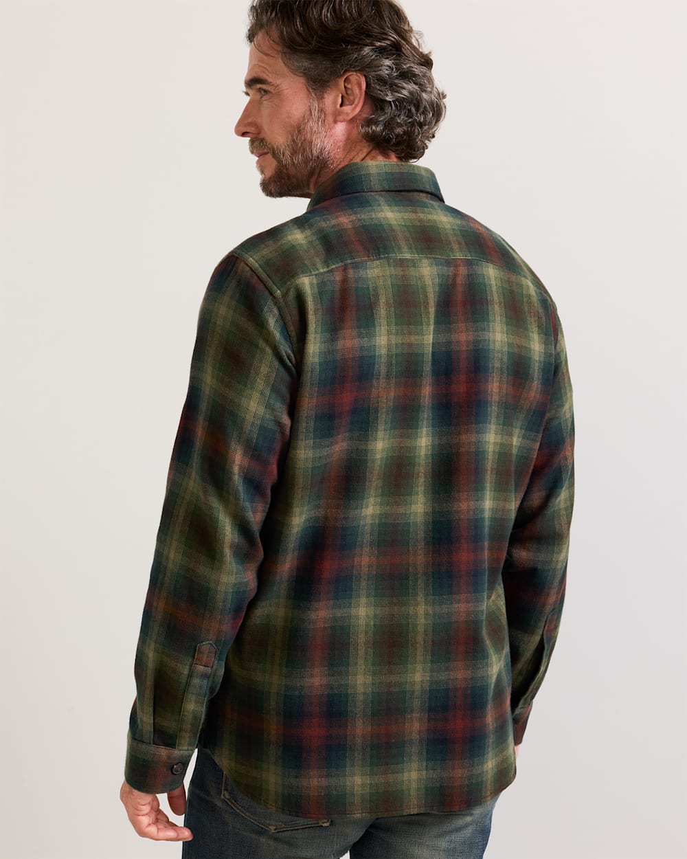 PENDLETON MEN'S PLAID BURNSIDE COTTON FLANNEL SHIRT