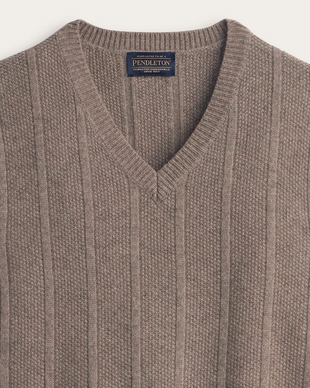 PENDLETON MEN'S MIXED STITCH MERINO SWEATER VEST