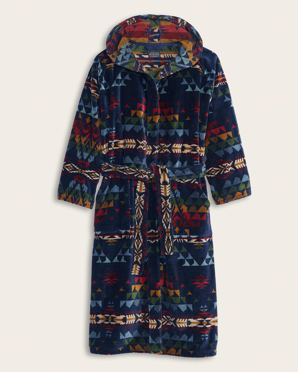 PENDLETON UNISEX AUTUMN BIRCH COTTON TERRY VELOUR BATHROBE