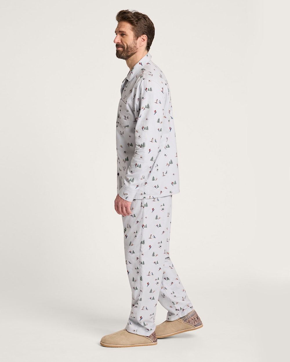 PENDLETON MEN'S SKI PRINT FLANNEL PAJAMA SET