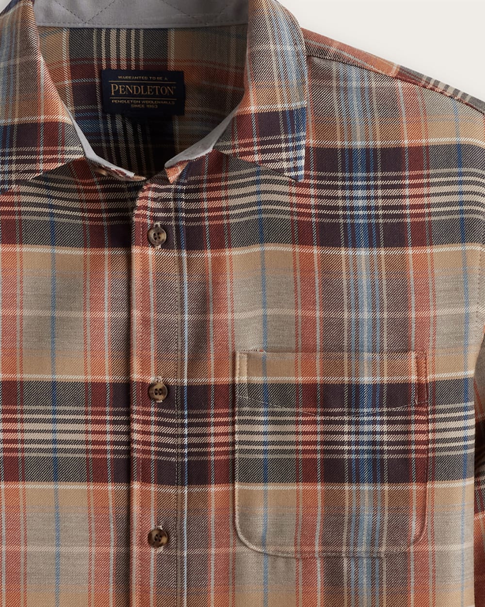 PENDLETON MEN'S PLAID MERINO LODGE SHIRT