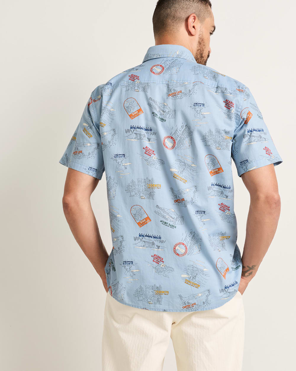 PENDLETON MEN'S SHORT-SLEEVE NATIONAL PARK SHORELINE SHIRT