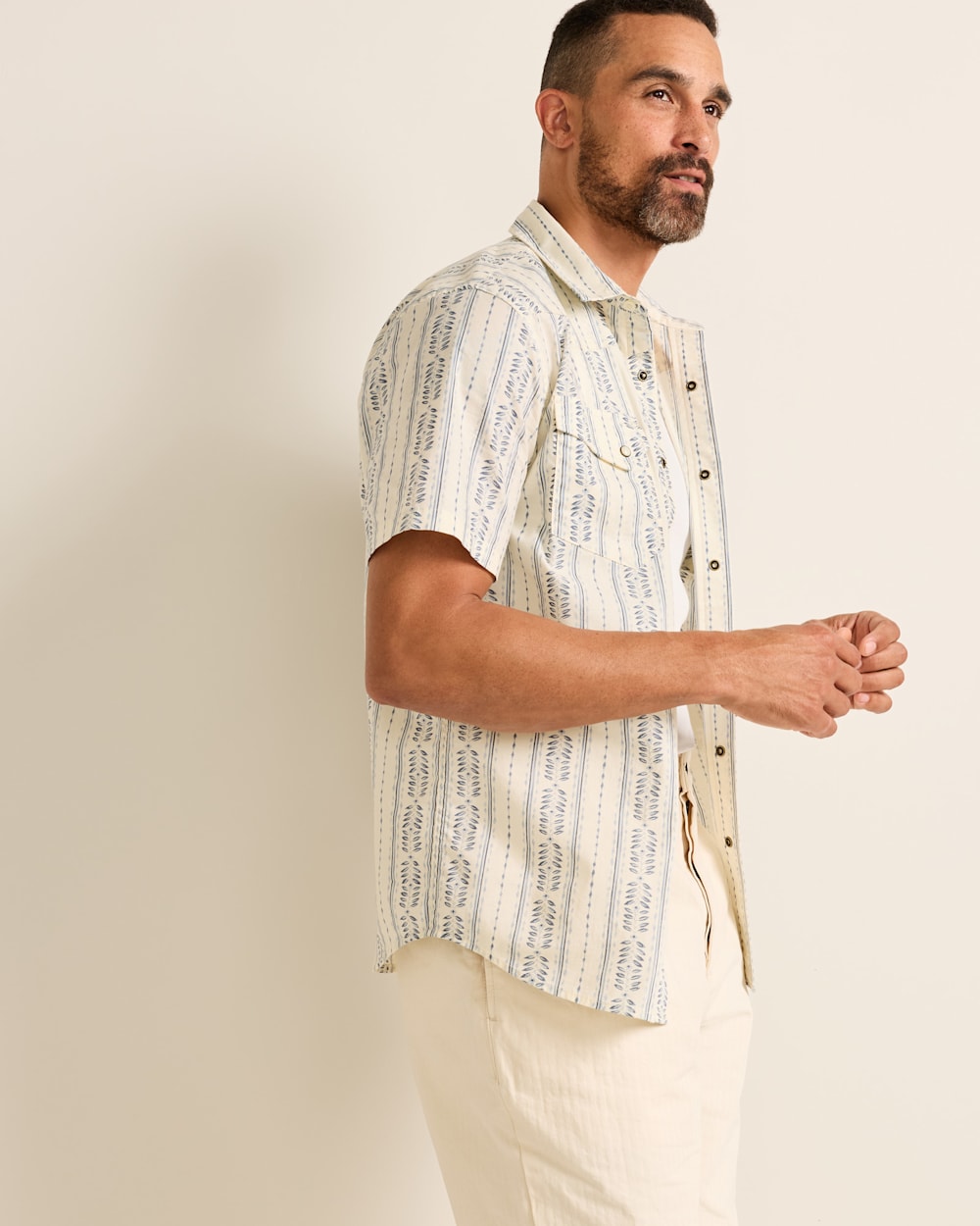 PENDLETON MEN'S SHORT-SLEEVE LARAMIE SNAP-FRONT SHIRT