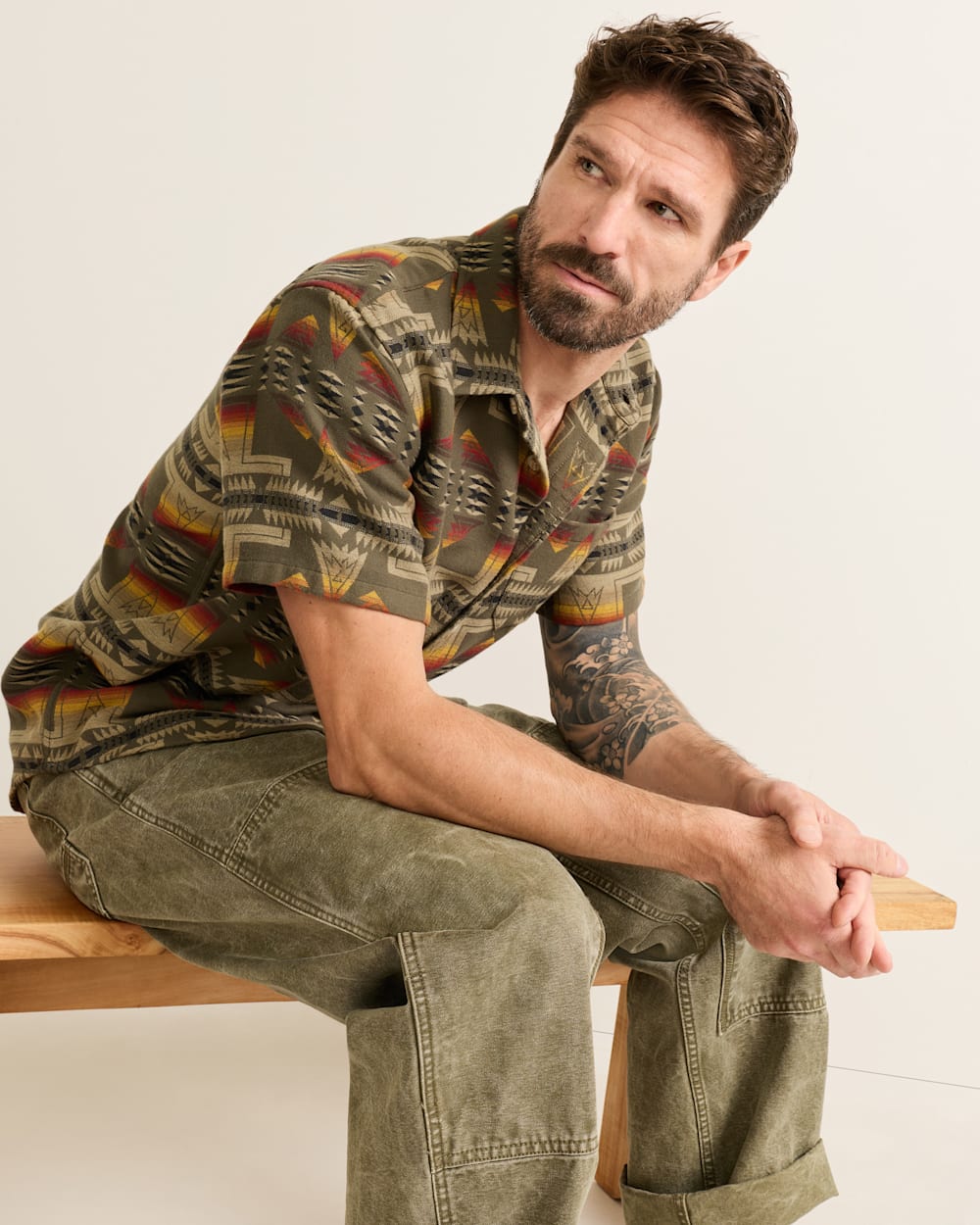 PENDLETON MEN'S SHORT-SLEEVE DOUBLESOFT GATEWAY SHIRT