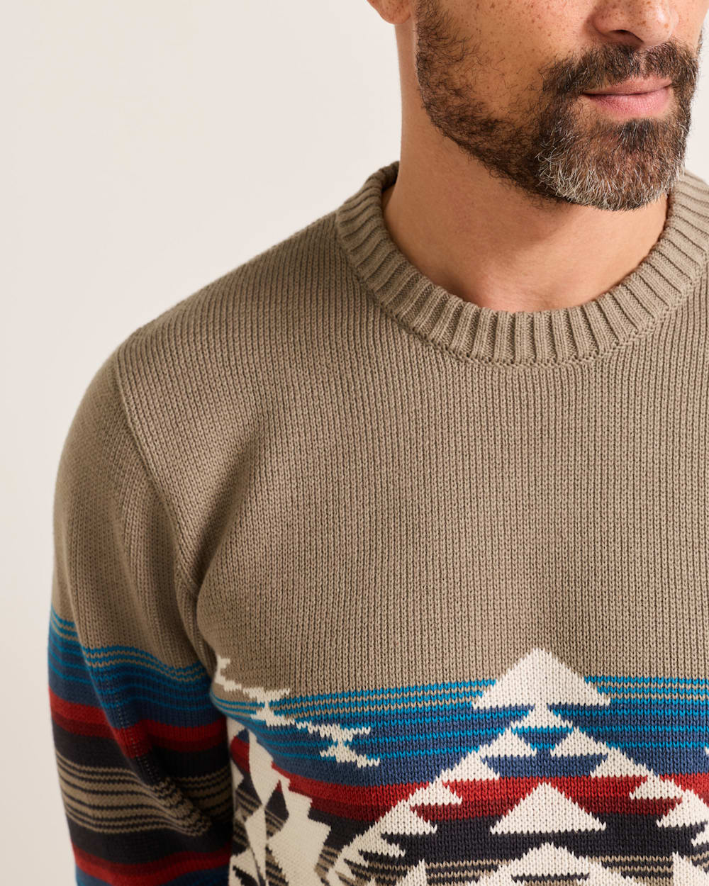 PENDLETON MEN'S BRIDGE CREEK COTTON SWEATER