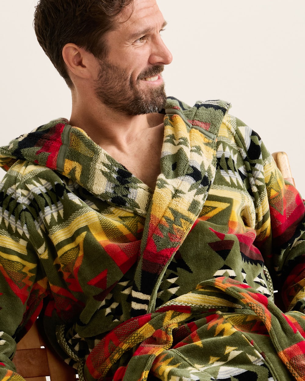 PENDLETON UNISEX PONDEROSA COTTON TERRY VELOUR BATHROBE