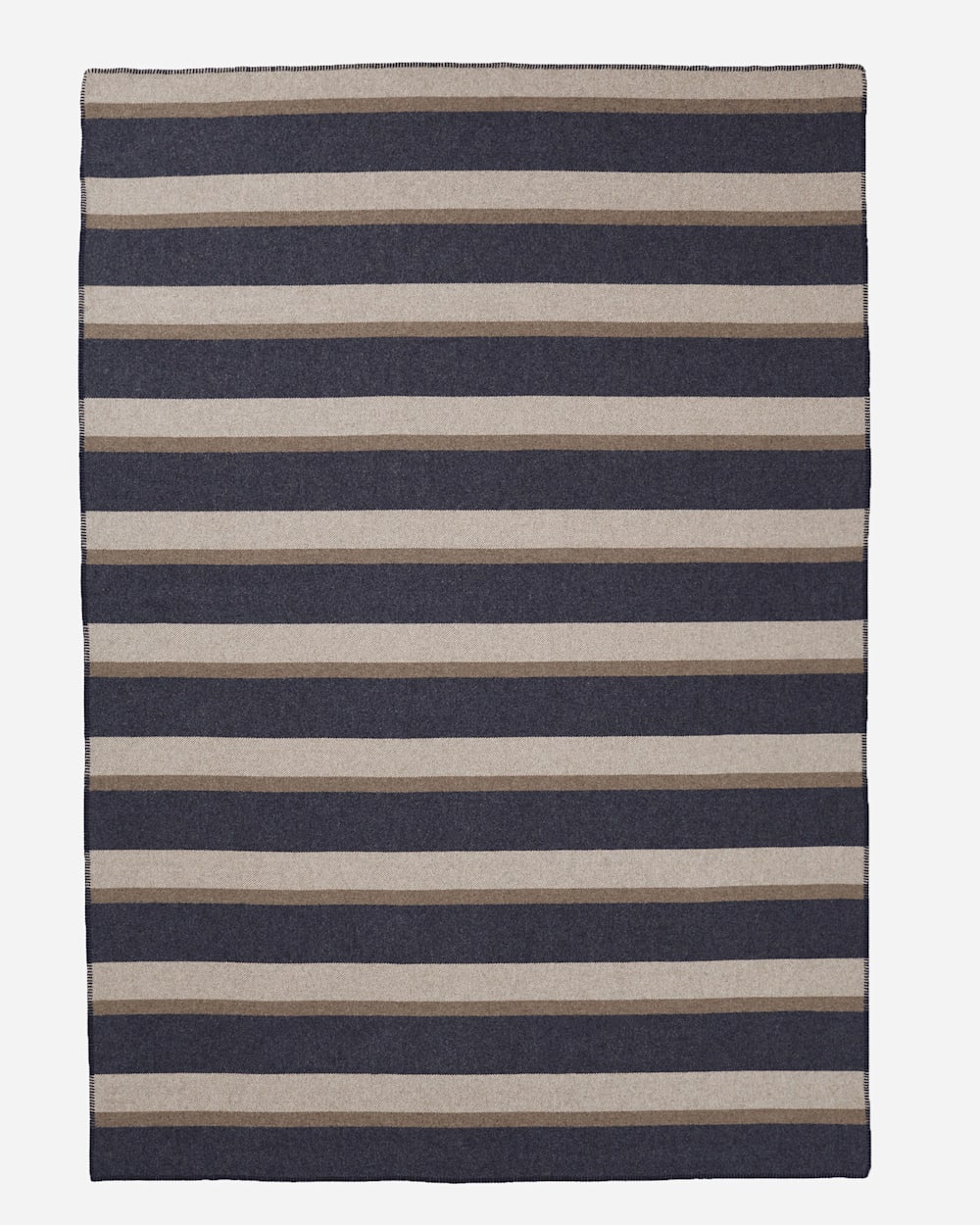 PENDLETON ECO-WISE WOOL PLAID/STRIPE BLANKET