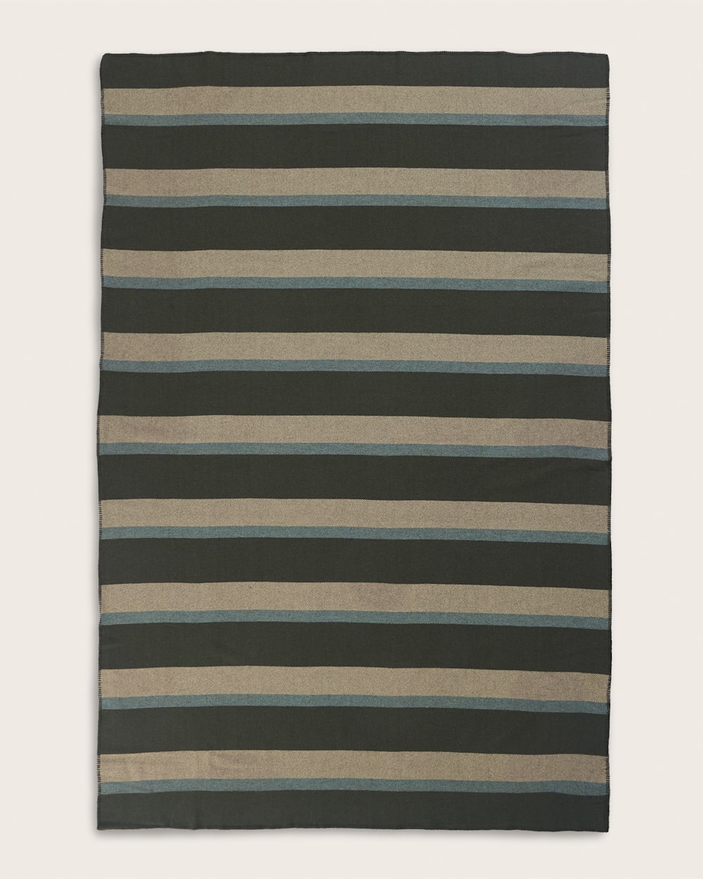 PENDLETON ECO-WISE WOOL PLAID/STRIPE BLANKET