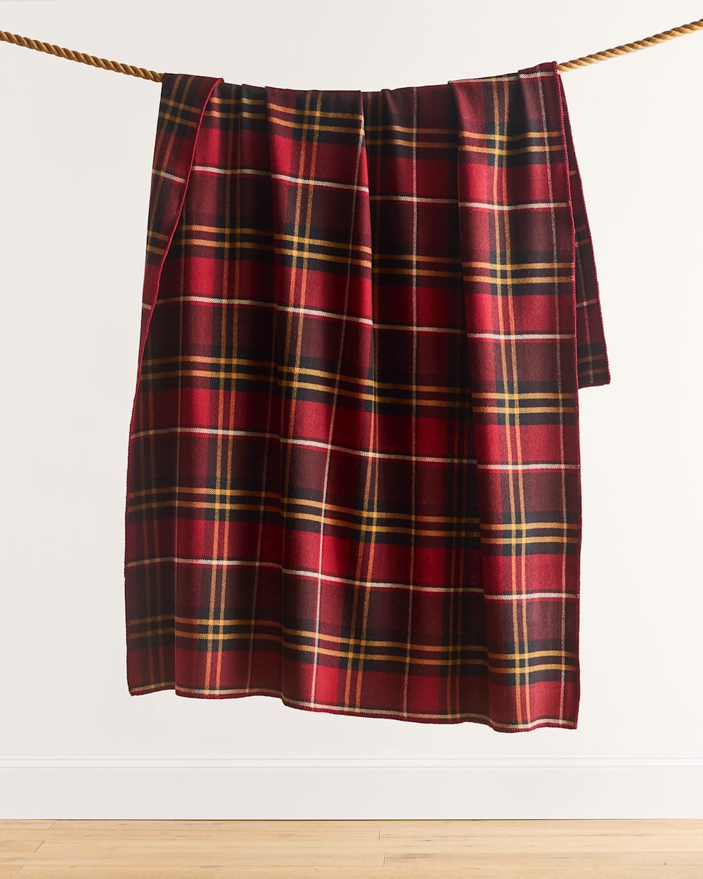 PENDLETON ECO-WISE WOOL PLAID/STRIPE BLANKET