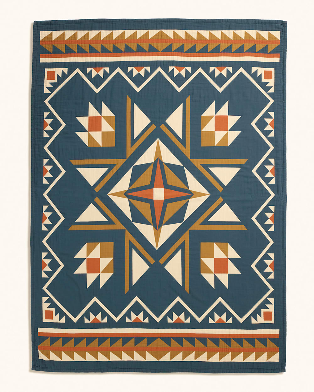 PENDLETON QUILTED STAR COTTON MATELASSE COVERLET SET