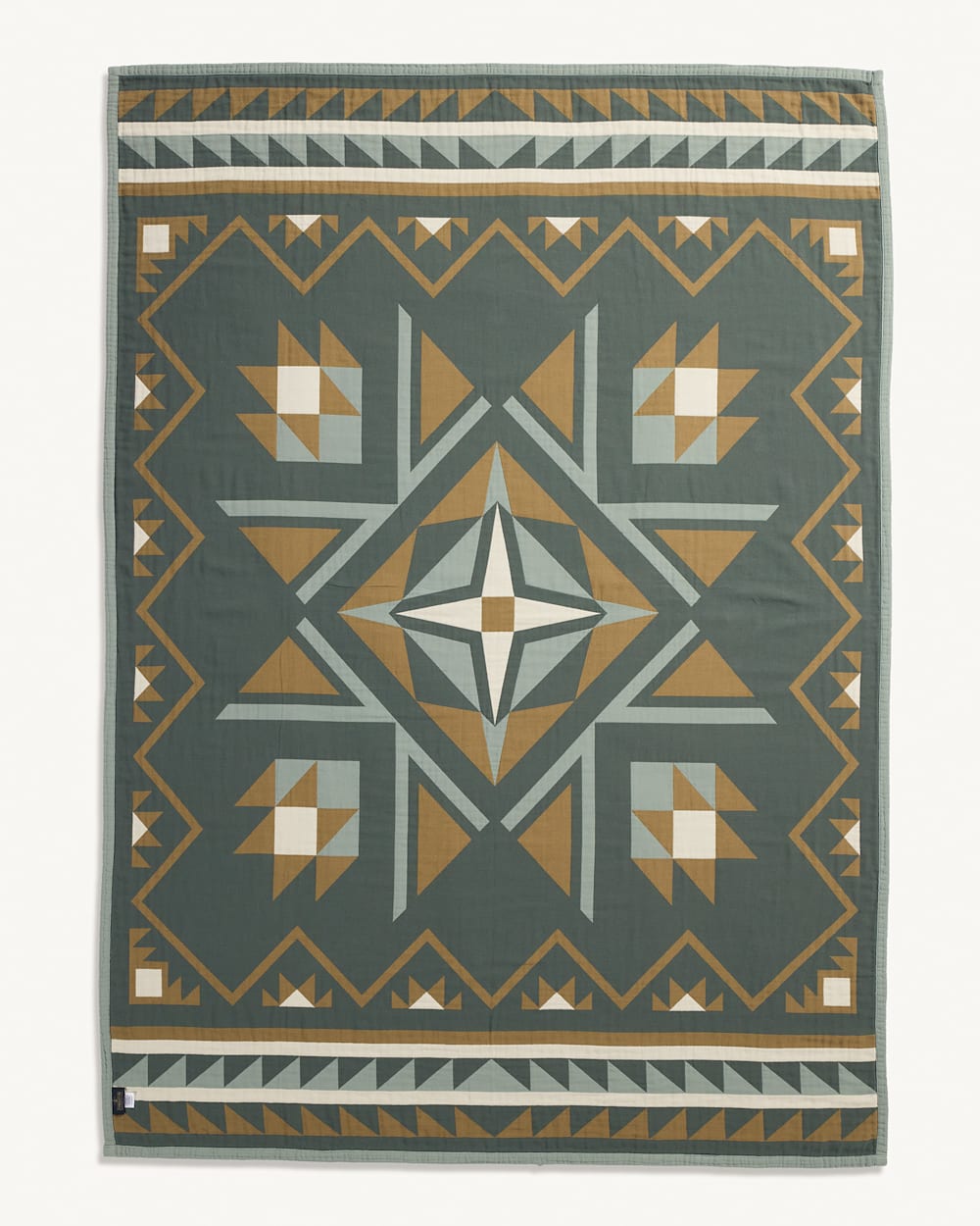 PENDLETON QUILTED STAR COTTON MATELASSE COVERLET SET