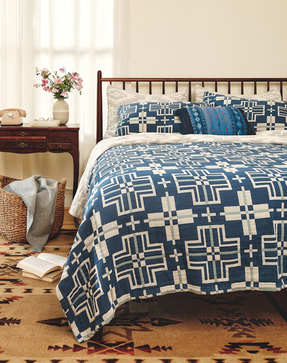 PENDLETON SAN MARCOS COTTON MATELASSE COVERLET SET