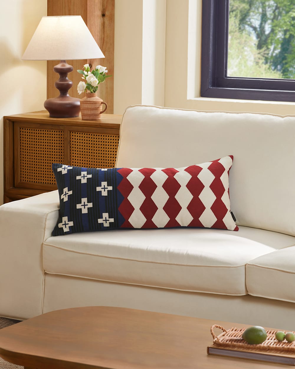 PENDLETON BRAVE STAR EMBROIDERED HUG PILLOW
