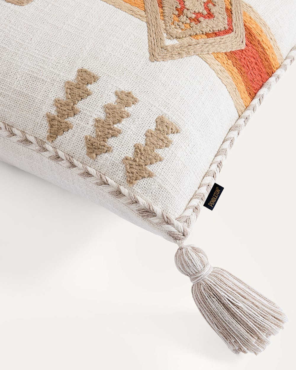 PENDLETON HARDING EMBROIDERED HUG PILLOW