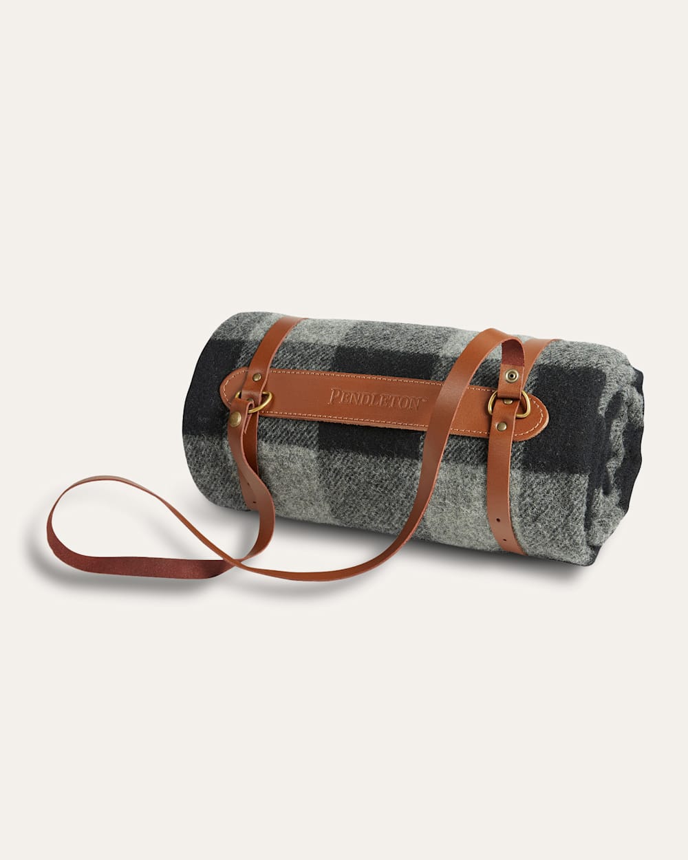 PENDLETON MOTOR ROBE THROW WITH LEATHER CARRIER