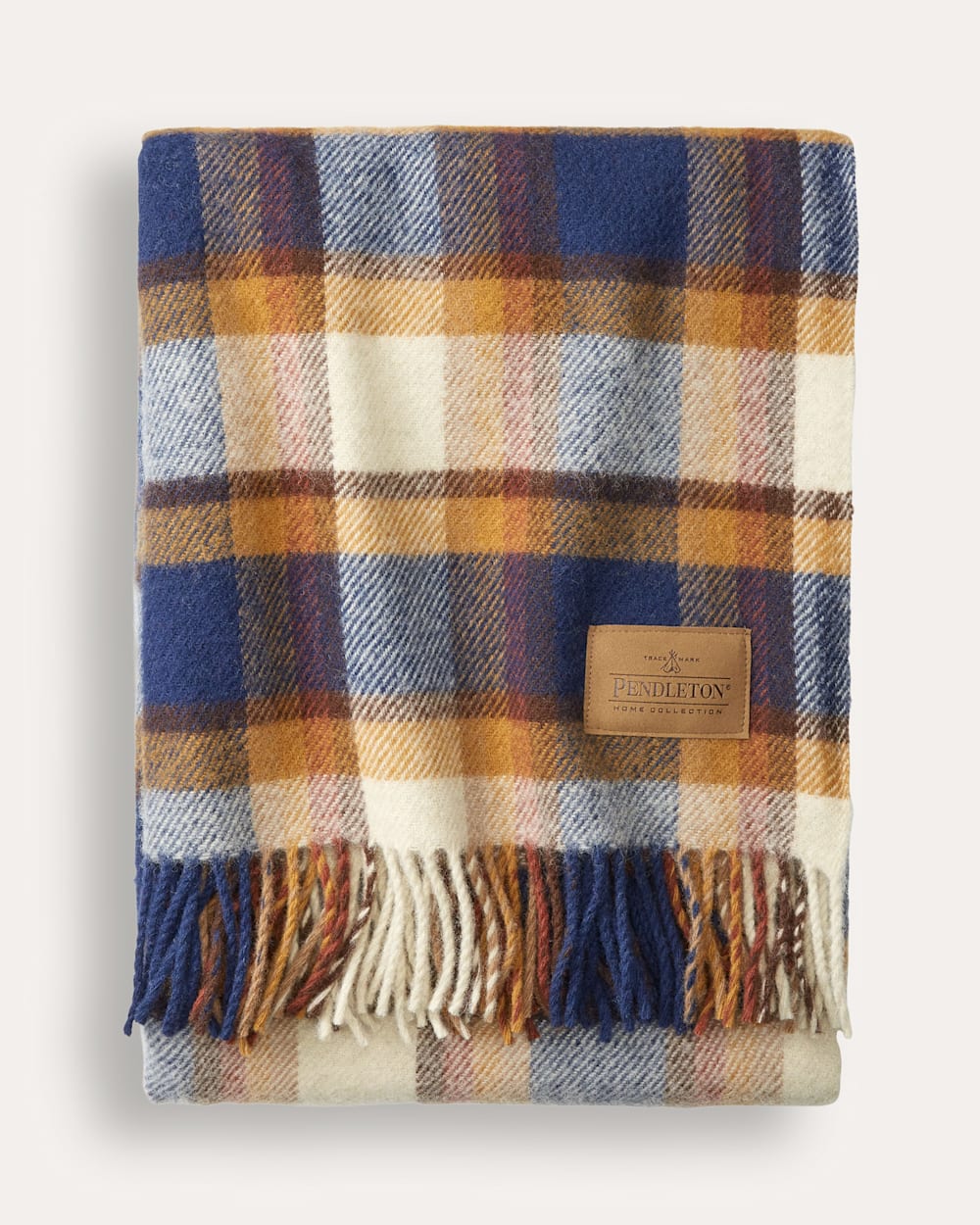 PENDLETON MOTOR ROBE THROW WITH LEATHER CARRIER