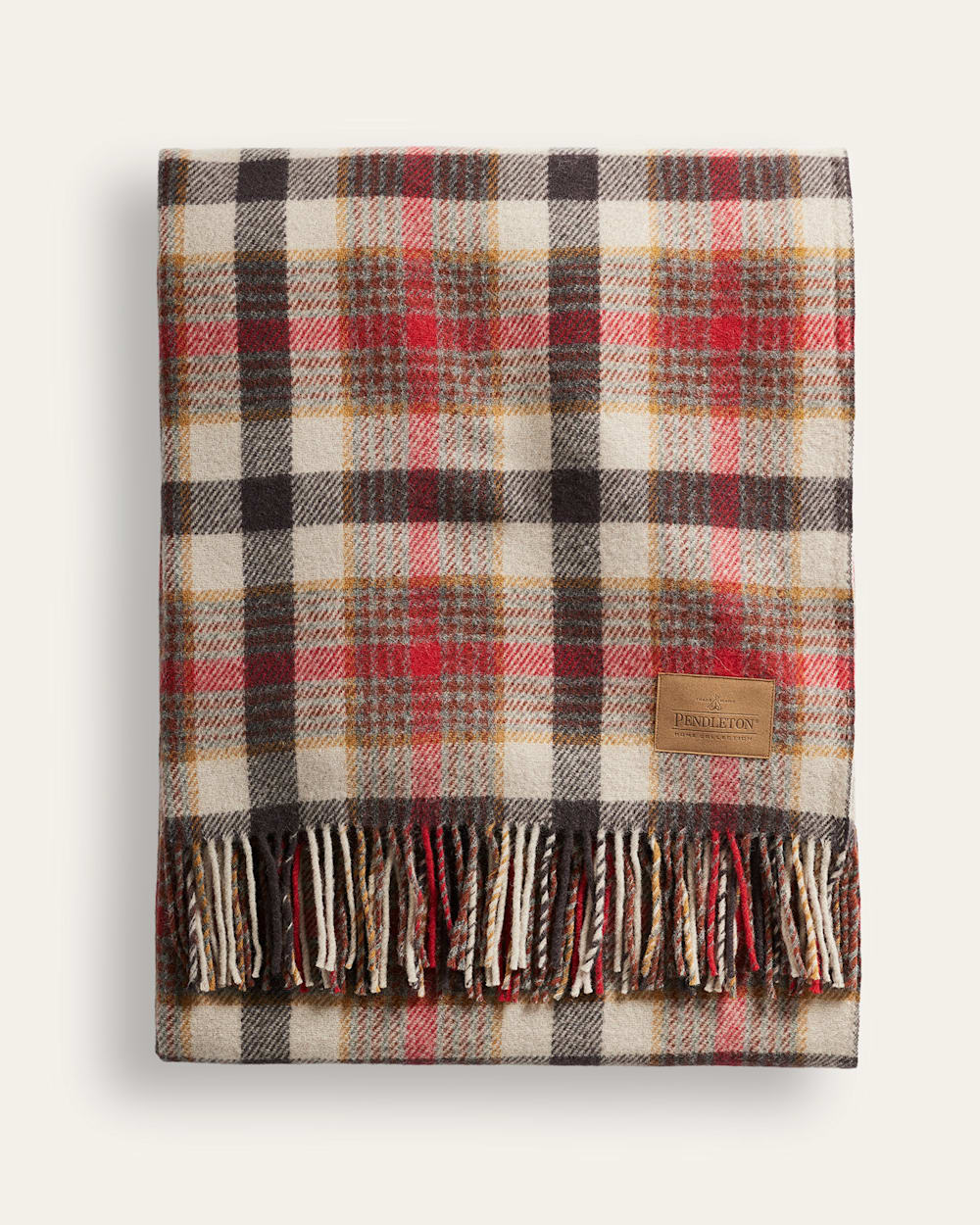 PENDLETON MOTOR ROBE THROW WITH LEATHER CARRIER