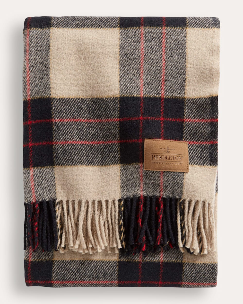 PENDLETON MOTOR ROBE THROW WITH LEATHER CARRIER