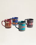 PENDLETON AMERICAN INDIAN COLLEGE FUND MUGS, SET OF 4