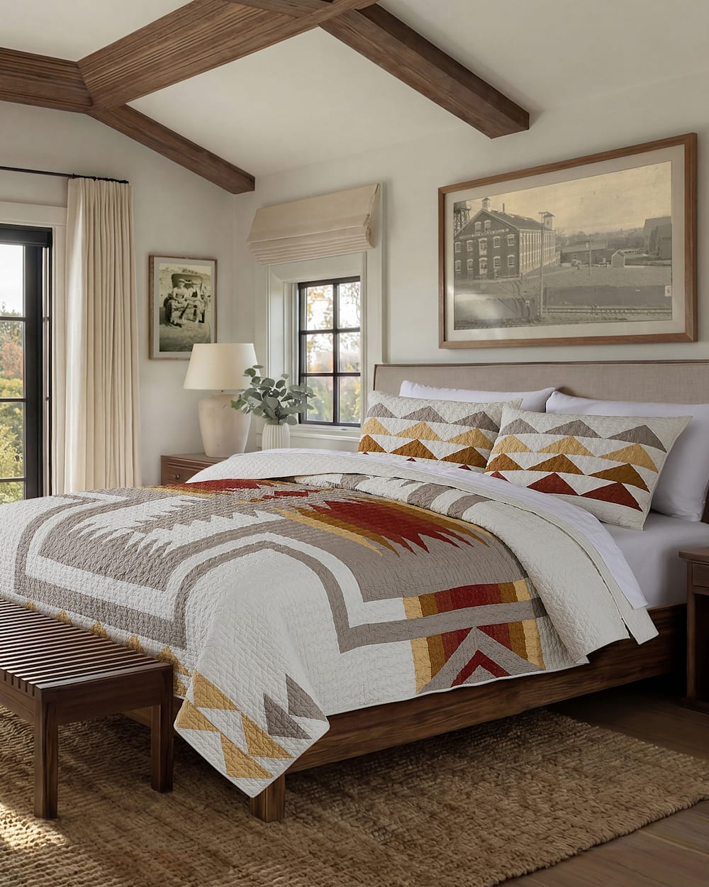 PENDLETON HARDING QUILT SET