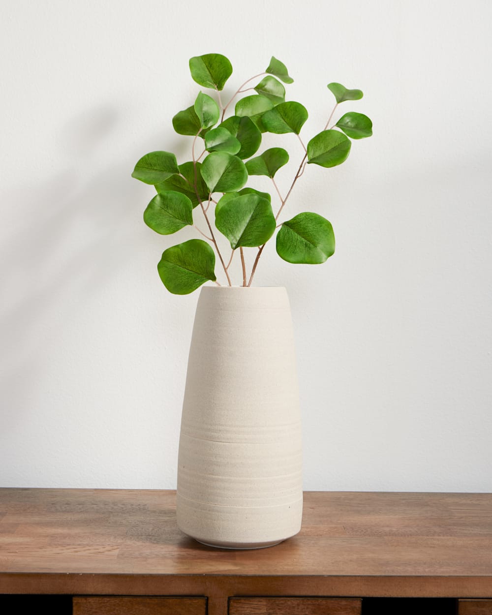 PENDLETON HANDMADE STONEWARE & WOOD STEM VASE