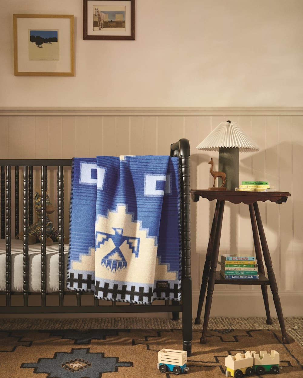 PENDLETON MORNING STORM CRIB BLANKET