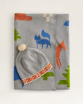 PENDLETON SHARED PATH KNIT BABY BLANKET WITH BEANIE