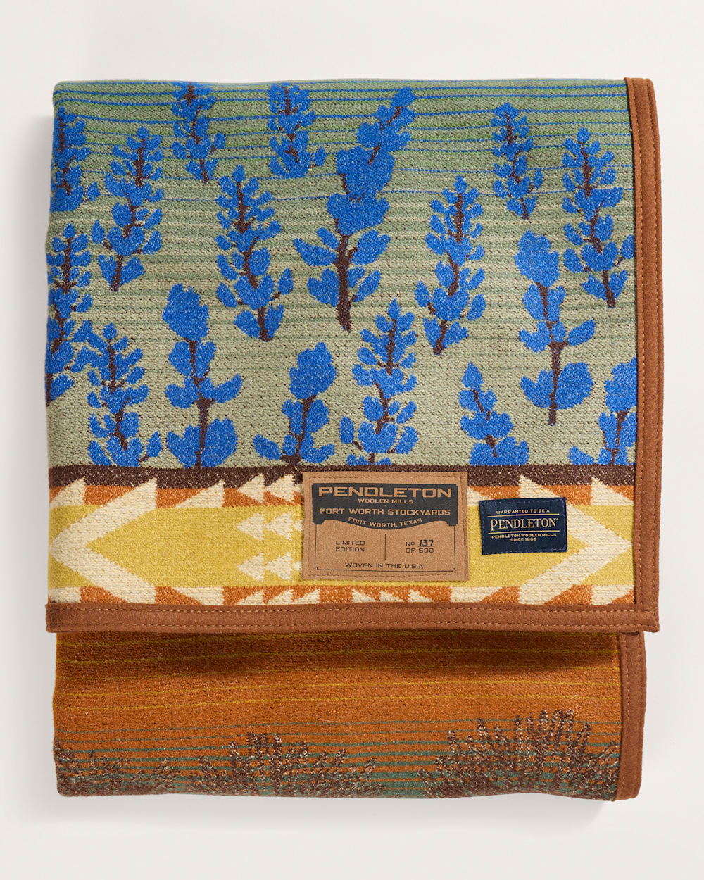 PENDLETON LONGHORN BLUEBELLS THROW